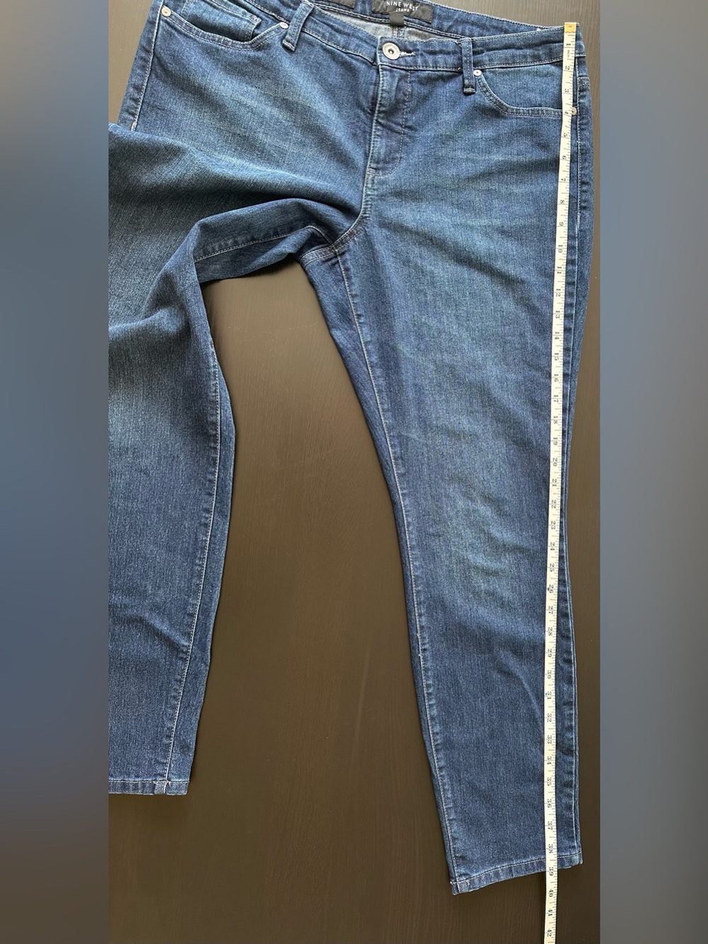 Nine West Women's Skinny Jeans in Dark Indigo - Picture 12 of 12